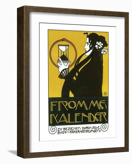 Fromme's Kalender-Koloman Moser-Framed Premium Giclee Print