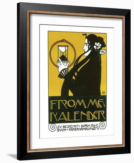 Fromme's Kalender-Koloman Moser-Framed Premium Giclee Print