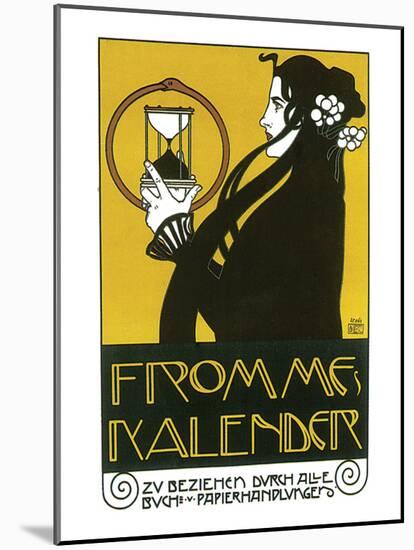 Fromme's Kalender-Koloman Moser-Mounted Premium Giclee Print