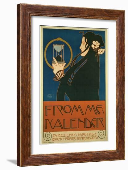 Frommes Kalender, 1903-Koloman Moser-Framed Giclee Print