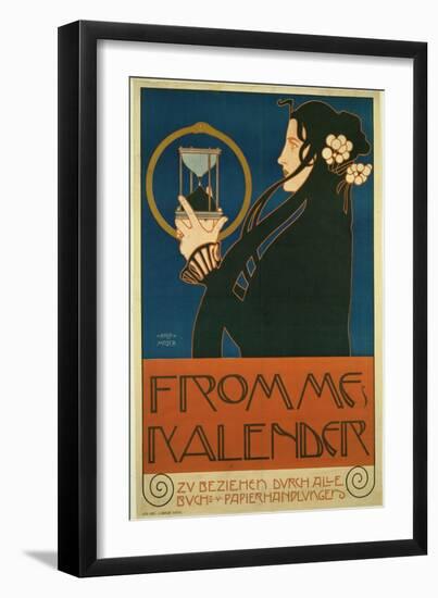 Frommes Kalender, 1903-Koloman Moser-Framed Giclee Print