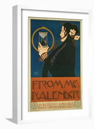 Frommes Kalender, 1903-Koloman Moser-Framed Giclee Print