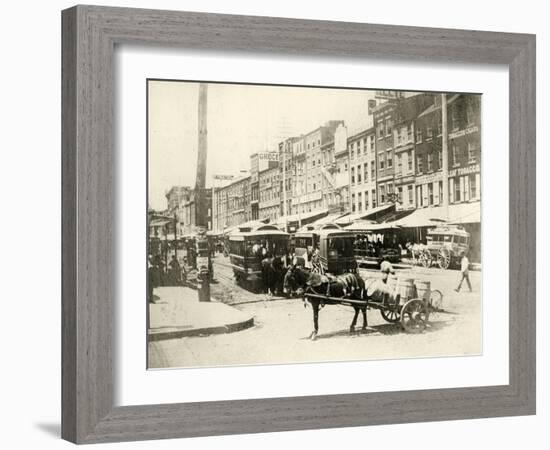 Front and Market Streets, 1881-null-Framed Giclee Print