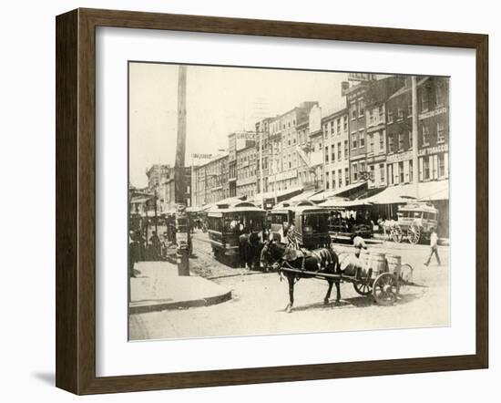 Front and Market Streets, 1881-null-Framed Giclee Print