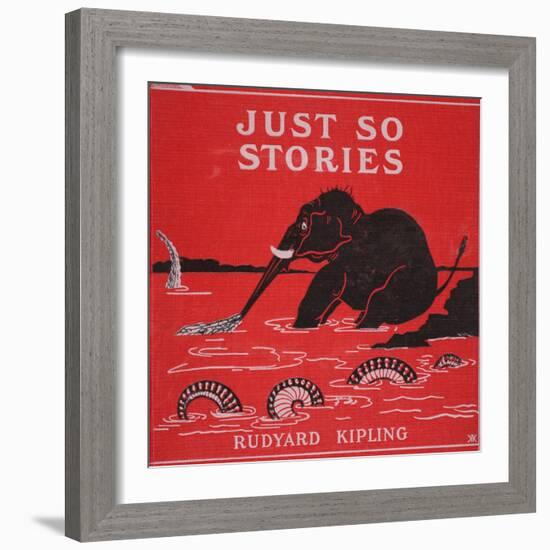 Front Cover from 'Just So Stories for Little Children' by Rudyard Kipling, 1951-Rudyard Kipling-Framed Premium Giclee Print