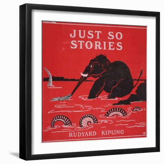 Front Cover from 'Just So Stories for Little Children' by Rudyard Kipling, 1951-Rudyard Kipling-Framed Premium Giclee Print