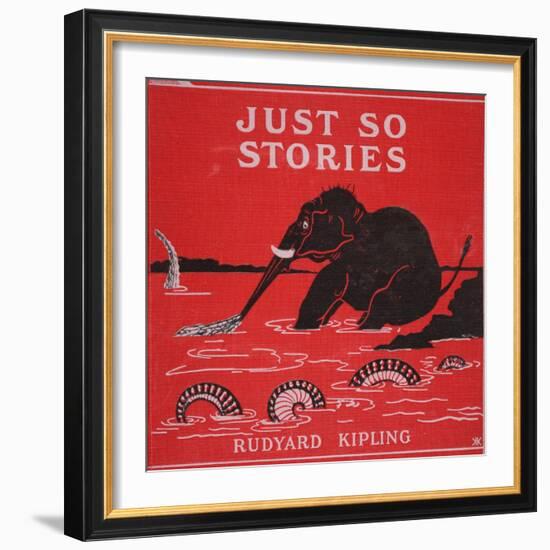 Front Cover from 'Just So Stories for Little Children' by Rudyard Kipling, 1951-Rudyard Kipling-Framed Premium Giclee Print