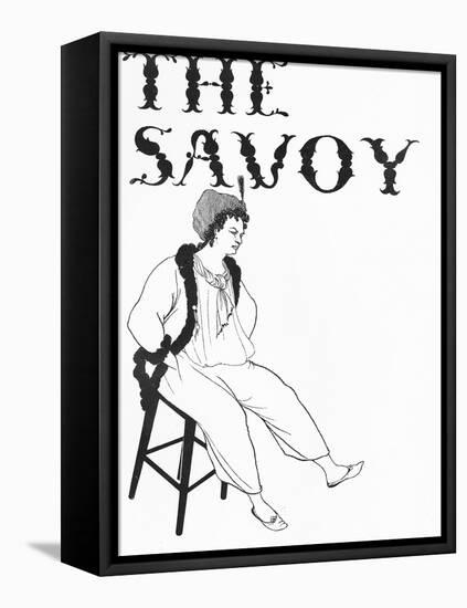 Front Cover Illustration for 'The Savoy', 1896 (Litho)-Aubrey Beardsley-Framed Premier Image Canvas