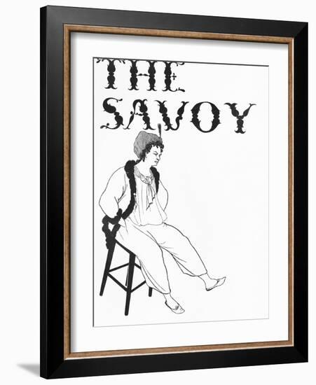 Front Cover Illustration for 'The Savoy', 1896 (Litho)-Aubrey Beardsley-Framed Giclee Print