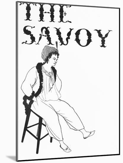 Front Cover Illustration for 'The Savoy', 1896 (Litho)-Aubrey Beardsley-Mounted Giclee Print