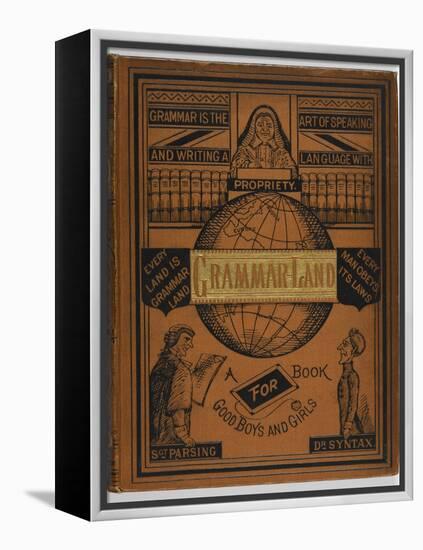 Front Cover Of a Grammar Book For Children-null-Framed Premier Image Canvas