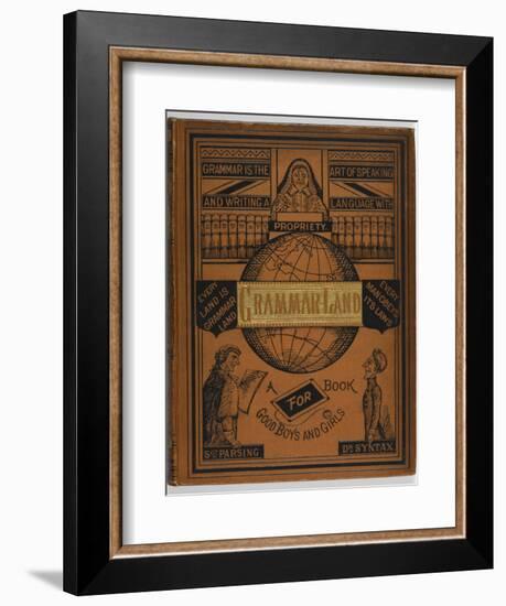 Front Cover Of a Grammar Book For Children-null-Framed Giclee Print