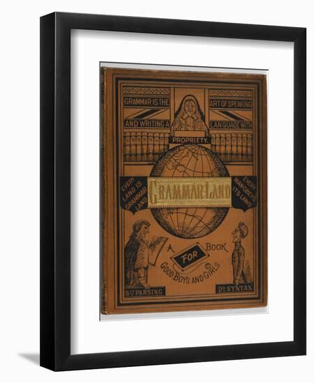 Front Cover Of a Grammar Book For Children-null-Framed Giclee Print