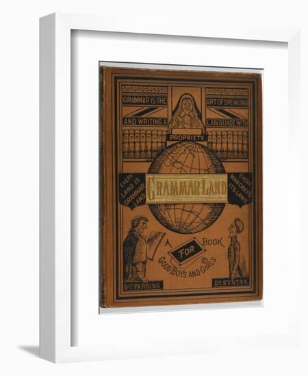 Front Cover Of a Grammar Book For Children-null-Framed Giclee Print