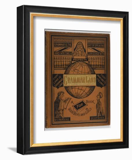 Front Cover Of a Grammar Book For Children-null-Framed Giclee Print