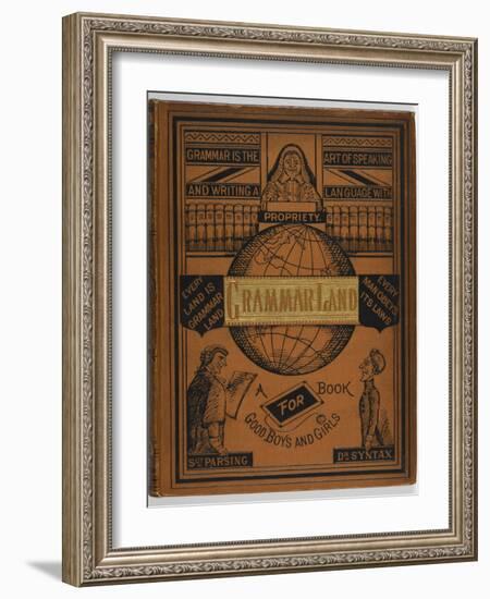 Front Cover Of a Grammar Book For Children-null-Framed Giclee Print