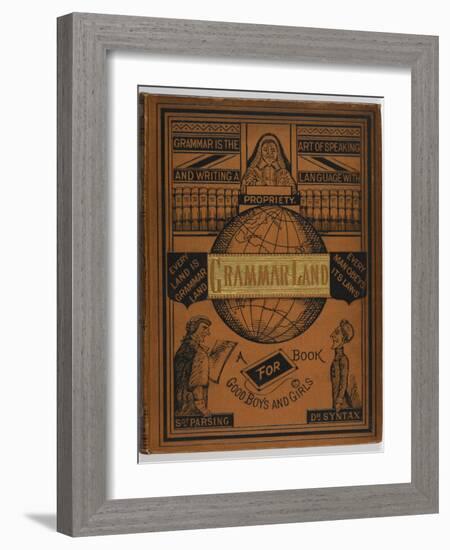 Front Cover Of a Grammar Book For Children-null-Framed Giclee Print