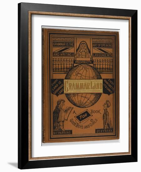 Front Cover Of a Grammar Book For Children-null-Framed Giclee Print