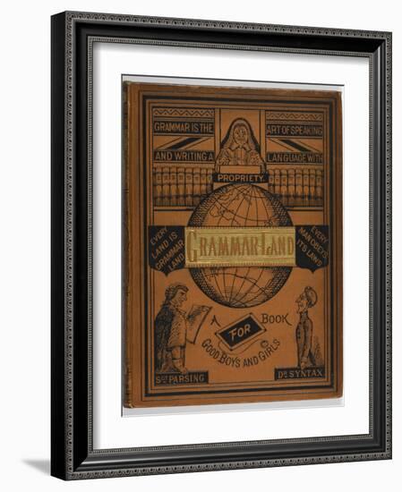 Front Cover Of a Grammar Book For Children-null-Framed Giclee Print