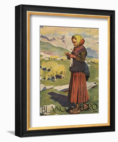 Front Cover of 'Blanco Y Negro', 1922-null-Framed Giclee Print