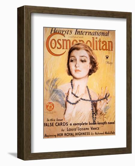 Front Cover of Cosmopolitan Magazine, May 1934-Harrison Fisher-Framed Giclee Print