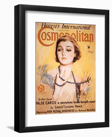 Front Cover of Cosmopolitan Magazine, May 1934-Harrison Fisher-Framed Giclee Print