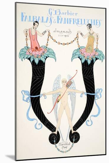 Front Cover of 'Falbalas and Fanfreluches, Almanach des Modes Présentes, Passées et Futures', 1926-Georges Barbier-Mounted Giclee Print