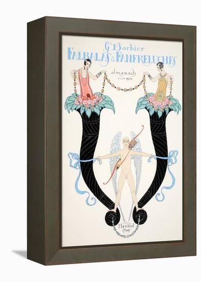 Front Cover of 'Falbalas and Fanfreluches, Almanach des Modes Présentes, Passées et Futures', 1926-Georges Barbier-Framed Premier Image Canvas