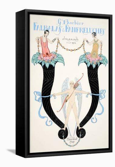 Front Cover of 'Falbalas and Fanfreluches, Almanach des Modes Présentes, Passées et Futures', 1926-Georges Barbier-Framed Premier Image Canvas