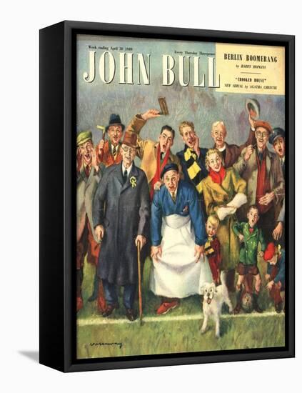 Front Cover of 'John Bull', April 1949-null-Framed Premier Image Canvas