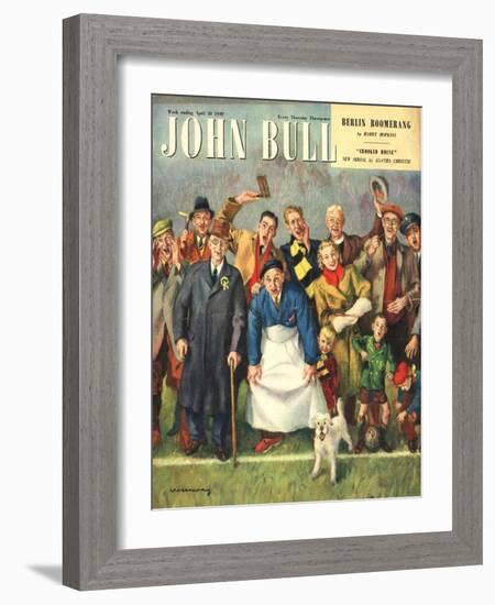 Front Cover of 'John Bull', April 1949-null-Framed Giclee Print