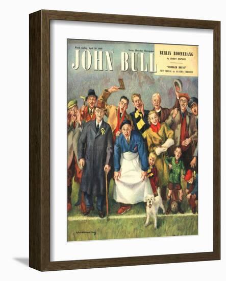 Front Cover of 'John Bull', April 1949-null-Framed Giclee Print