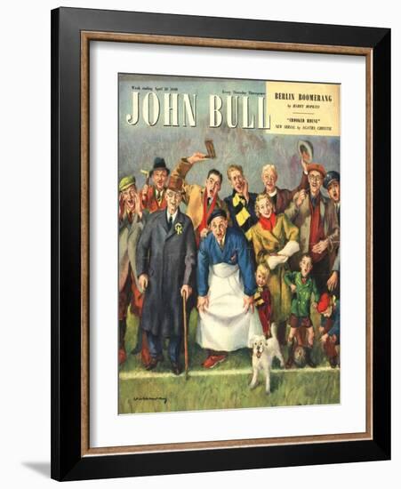 Front Cover of 'John Bull', April 1949-null-Framed Giclee Print