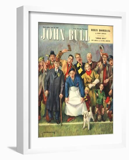 Front Cover of 'John Bull', April 1949-null-Framed Giclee Print