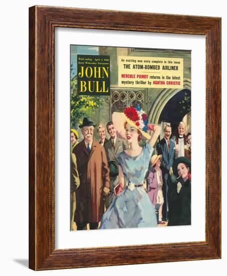 Front Cover of 'John Bull', April 1953-null-Framed Giclee Print