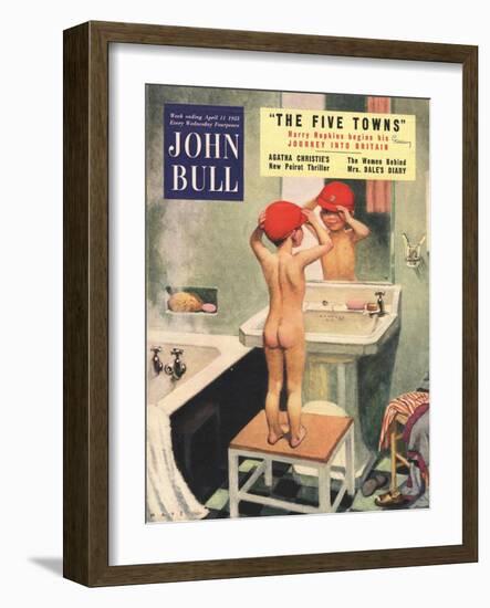 Front Cover of 'John Bull', April 1953-null-Framed Giclee Print