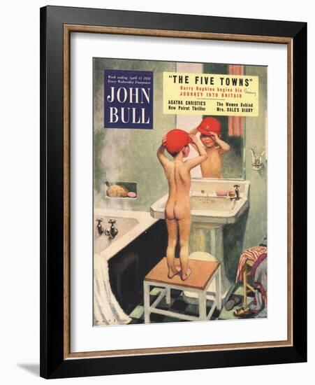 Front Cover of 'John Bull', April 1953-null-Framed Giclee Print