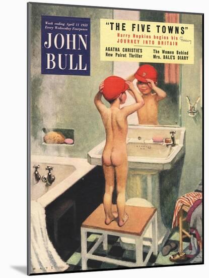 Front Cover of 'John Bull', April 1953-null-Mounted Giclee Print