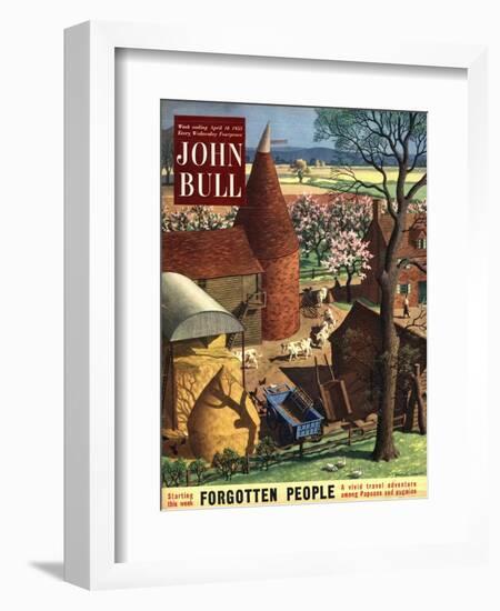 Front Cover of 'John Bull', April 1953-null-Framed Giclee Print