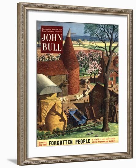 Front Cover of 'John Bull', April 1953-null-Framed Giclee Print