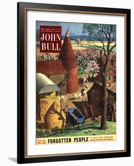 Front Cover of 'John Bull', April 1953-null-Framed Giclee Print