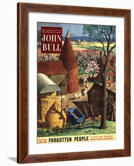 Front Cover of 'John Bull', April 1953-null-Framed Giclee Print