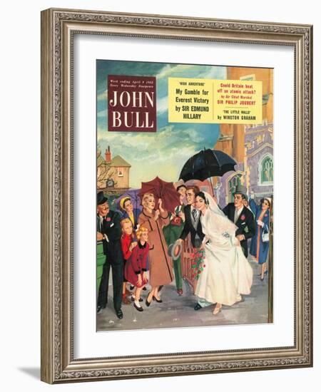 Front Cover of 'John Bull', April 1955-null-Framed Giclee Print