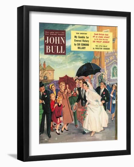 Front Cover of 'John Bull', April 1955-null-Framed Giclee Print