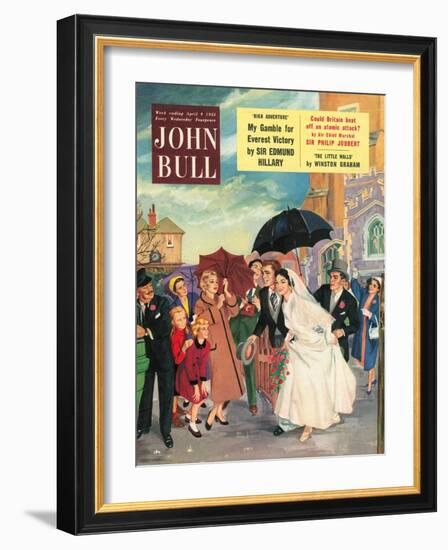 Front Cover of 'John Bull', April 1955-null-Framed Giclee Print