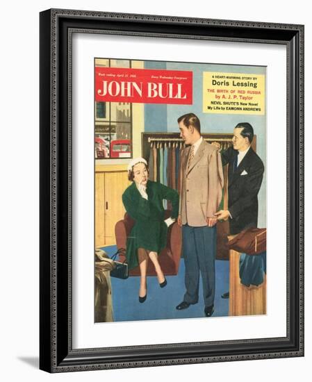 Front Cover of 'John Bull', April 1956-null-Framed Giclee Print