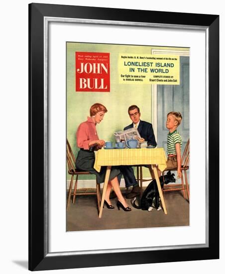 Front Cover of 'John Bull', April 1957-null-Framed Giclee Print