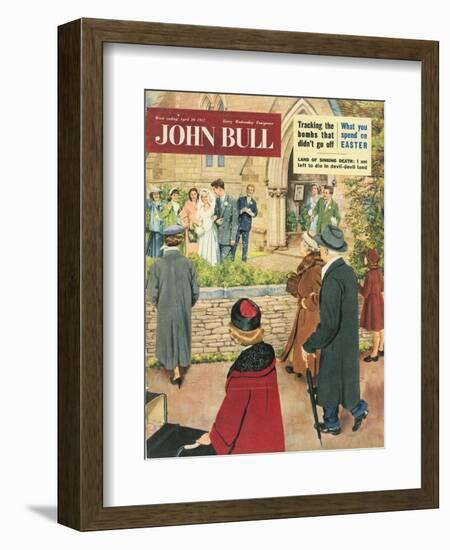 Front Cover of 'John Bull', April 1957-null-Framed Giclee Print