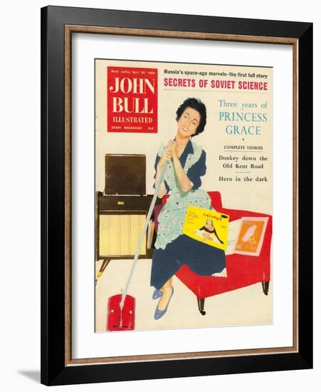 Front Cover of 'John Bull', April 1959-null-Framed Giclee Print