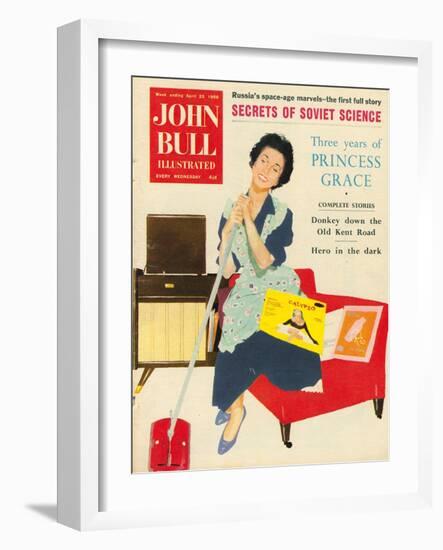 Front Cover of 'John Bull', April 1959-null-Framed Giclee Print